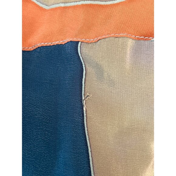 Vintage Don Marcello Hand Painted Silk Boho  Jacket Artisan Luxe Resortwear - Picture 7 of 7